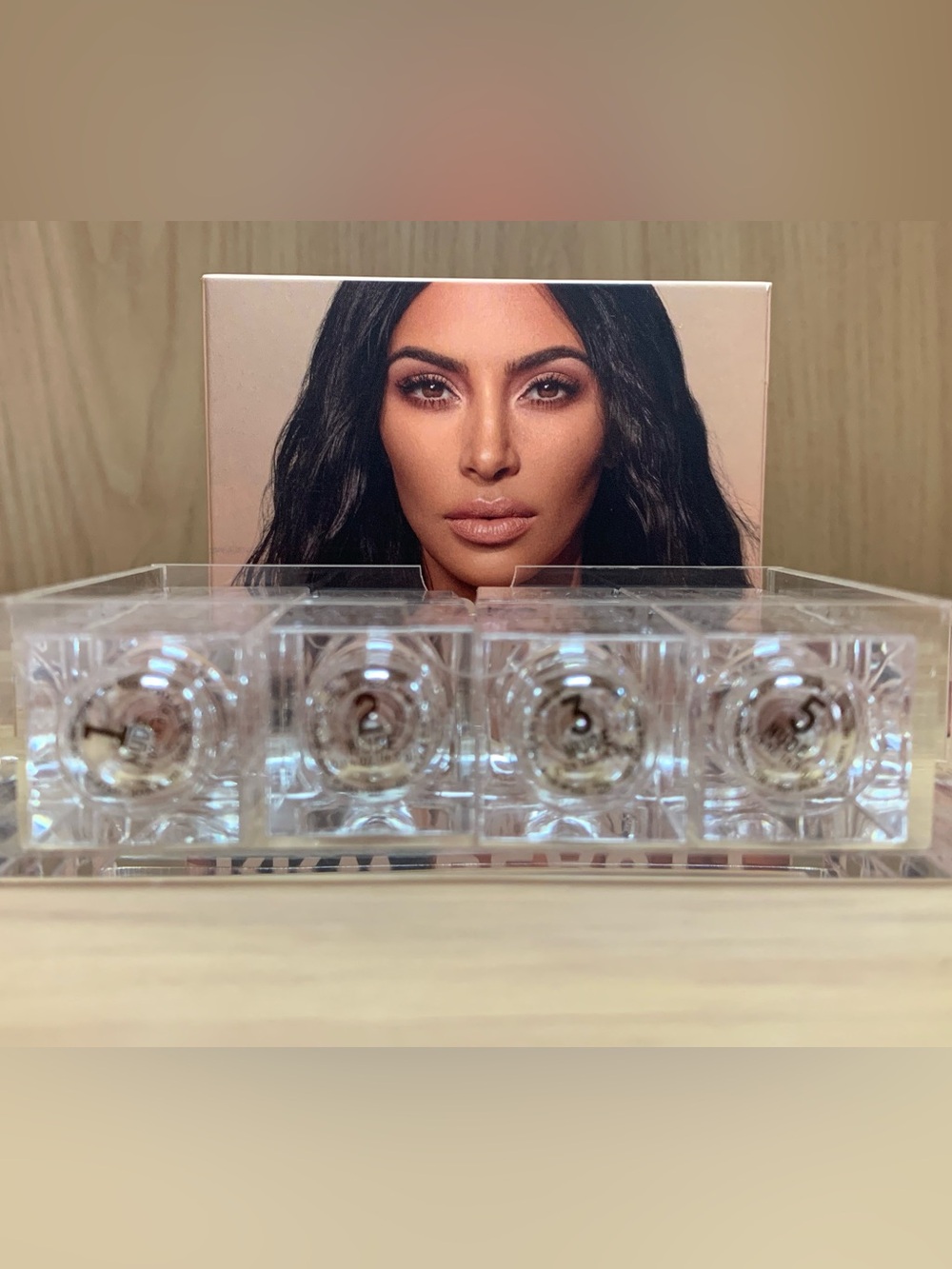 BNIB KKW Beauty Best of Nudes 4-Pc Set - NEW Lipsticks + Acrylic Case